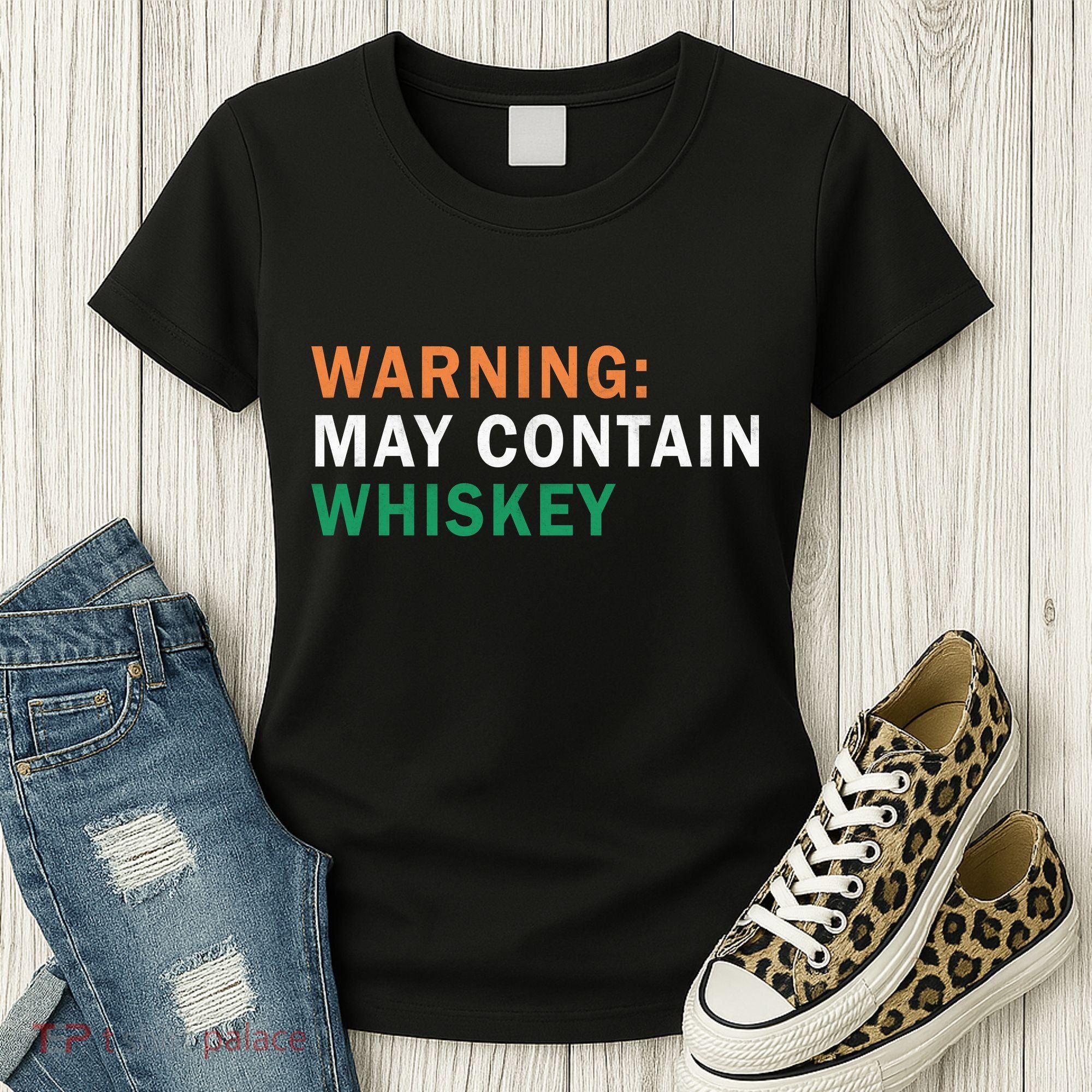 Warning May Contain Whiskey Women's T-Shirt