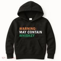 Warning May Contain Whiskey Kids Hoodie thumb 0