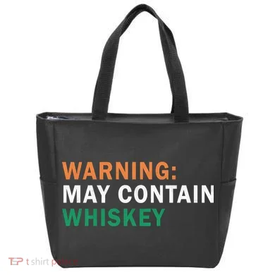 Warning May Contain Whiskey Tote Bag