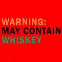 Warning May Contain Whiskey Santa Hat thumb 1