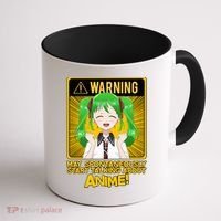 Warning May Spontaneously Start Talking About Anime Coffee Mug thumb 1