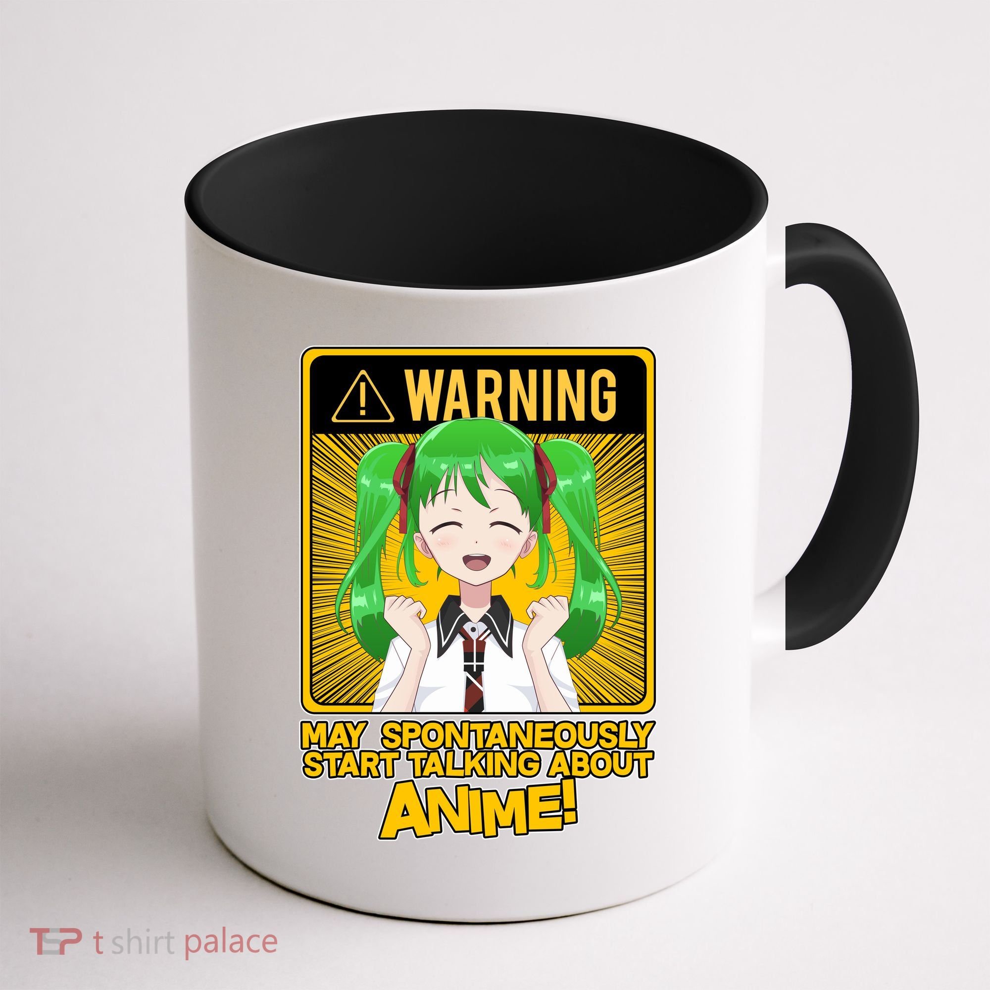 Warning May Spontaneously Start Talking About Anime Coffee Mug