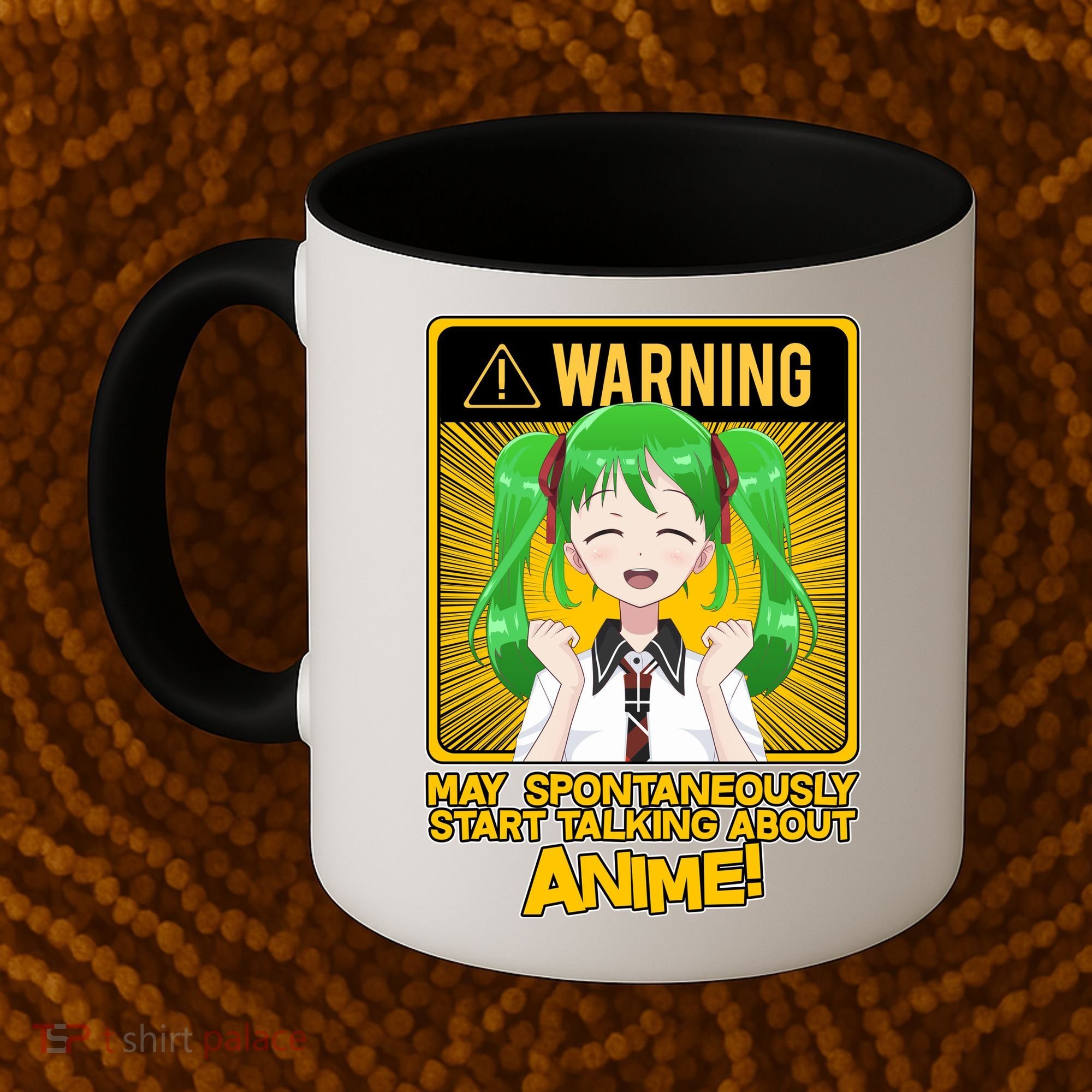 Warning May Spontaneously Start Talking About Anime Coffee Mug