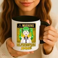 Warning May Spontaneously Start Talking About Anime Coffee Mug thumb 3