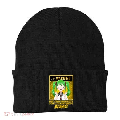 Warning May Spontaneously Start Talking About Anime Beanie