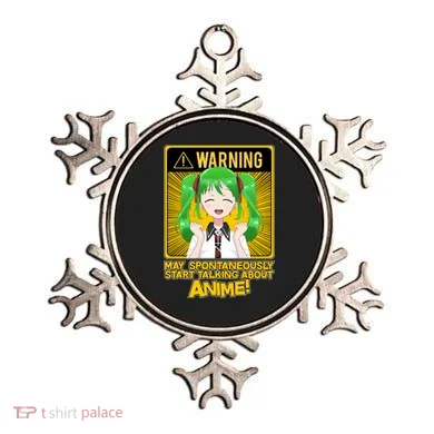 Warning May Spontaneously Start Talking About Anime Ornament