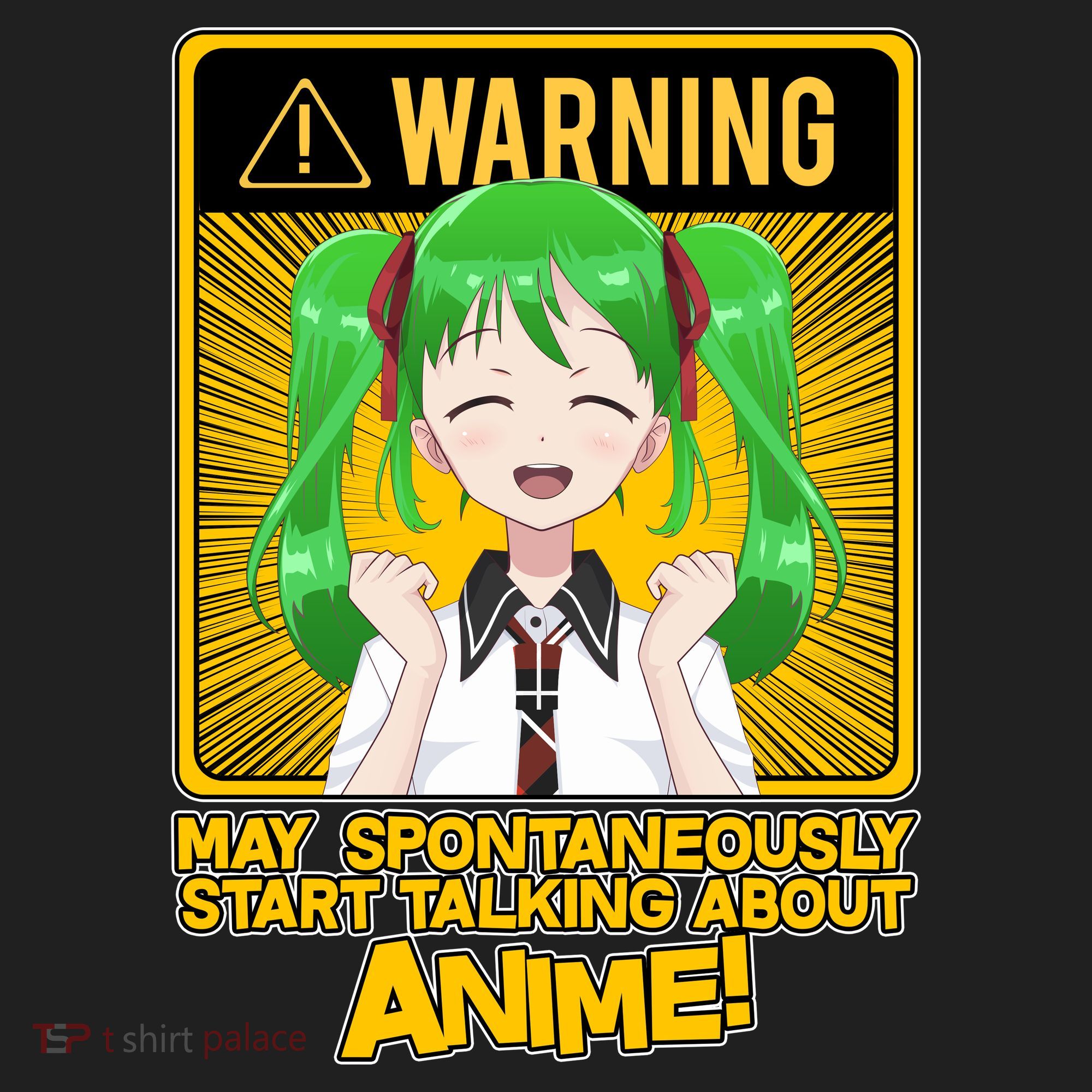 Warning May Spontaneously Start Talking About Anime Golf Towel