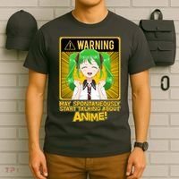 Warning May Spontaneously Start Talking About Anime T-Shirt thumb 6