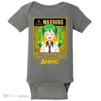 Warning May Spontaneously Start Talking About Anime Baby Bodysuit