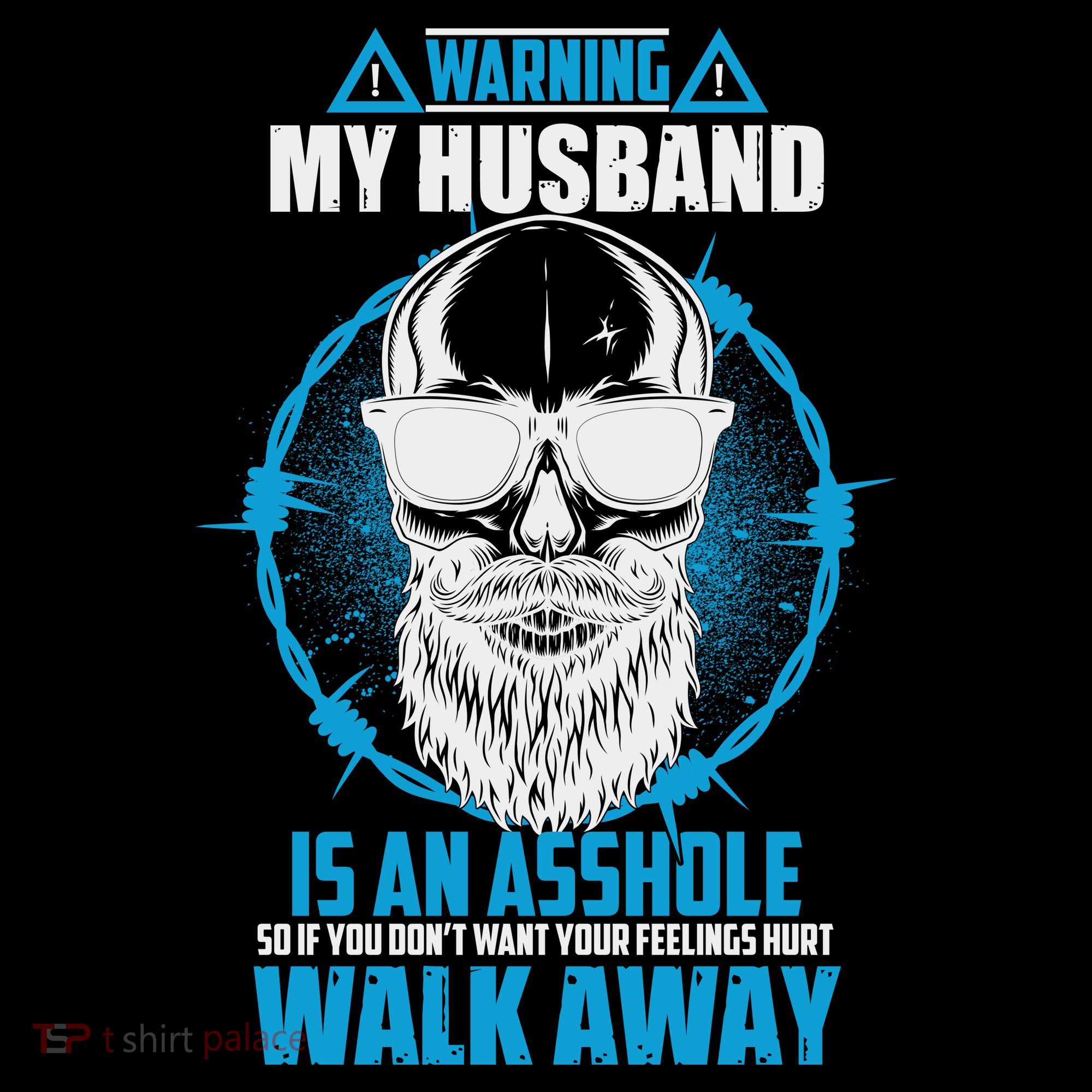 Warning My Husband Is An Asshole Walk Away Baby Bodysuit