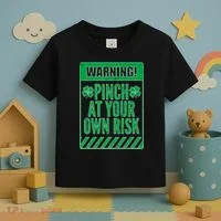 Warning Pinch At Your Own Risk Toddler T-Shirt thumb 3