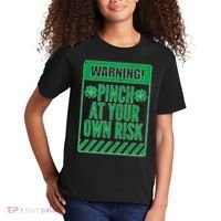 Warning Pinch At Your Own Risk Kids T-Shirt thumb 2