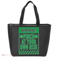 Warning Pinch At Your Own Risk Tote Bag thumb 0