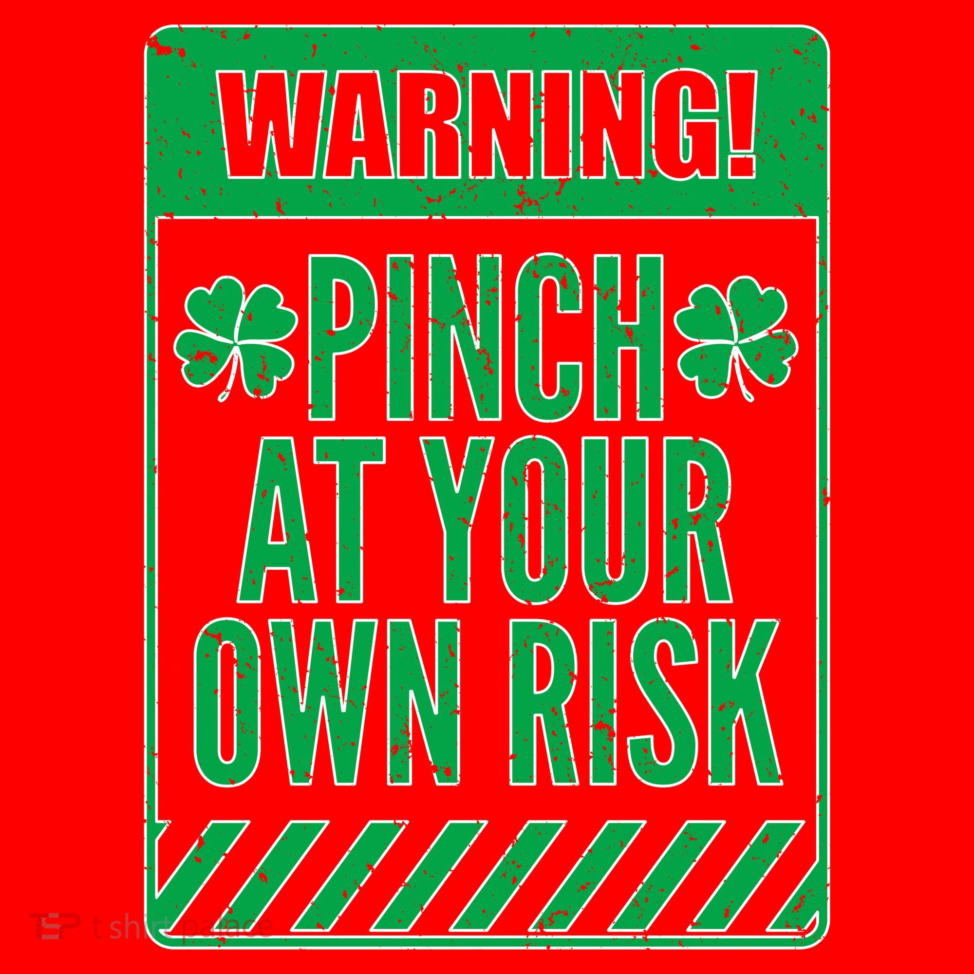 Warning Pinch At Your Own Risk Santa Hat
