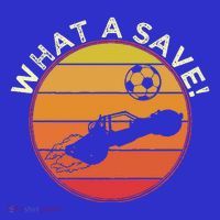 What A Save Vintage Retro Rocket Soccer Car League T-Shirt thumb 7