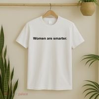 Women Are Smarter T-Shirt thumb 2