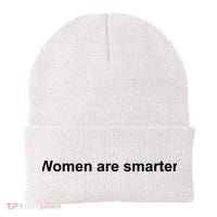 Women Are Smarter Beanie thumb 0