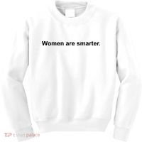 Women Are Smarter Kids Sweatshirt thumb 0