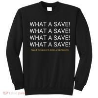 What A Save Chat Disabled Rocket Soccer Game Sweatshirt thumb 0