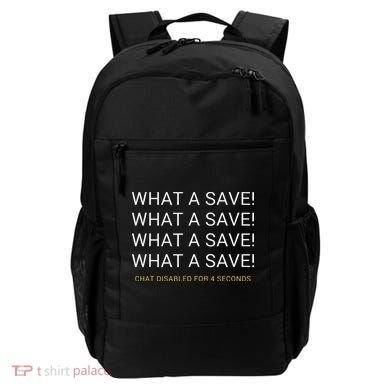 What A Save Chat Disabled Rocket Soccer Game Backpack
