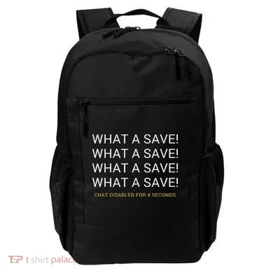 What A Save Chat Disabled Rocket Soccer Game Backpack