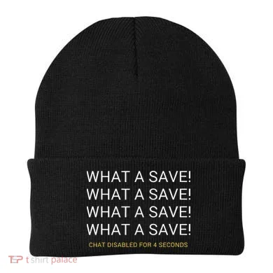 What A Save Chat Disabled Rocket Soccer Game Beanie