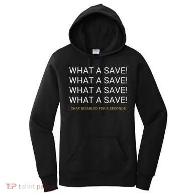 What A Save Chat Disabled Rocket Soccer Game Women's Hoodie