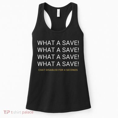 What A Save Chat Disabled Rocket Soccer Game Women's Tank Top