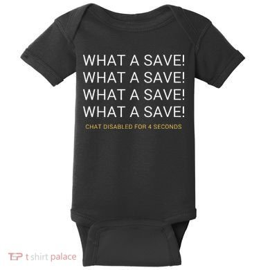 What A Save Chat Disabled Rocket Soccer Game Baby Bodysuit