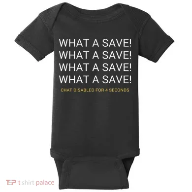 What A Save Chat Disabled Rocket Soccer Game Baby Bodysuit