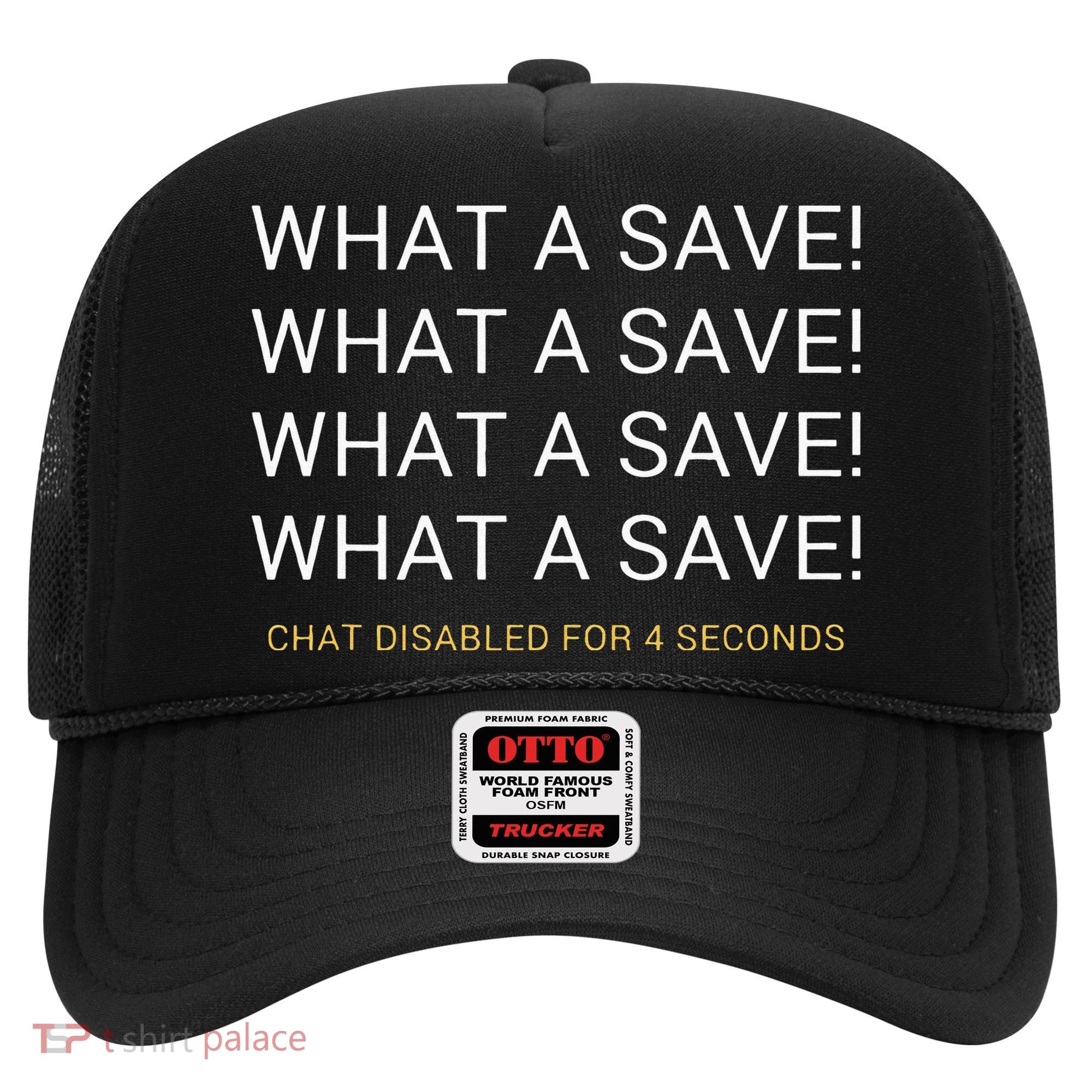 What A Save Chat Disabled Rocket Soccer Game Hat