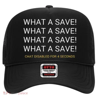 What A Save Chat Disabled Rocket Soccer Game Hat