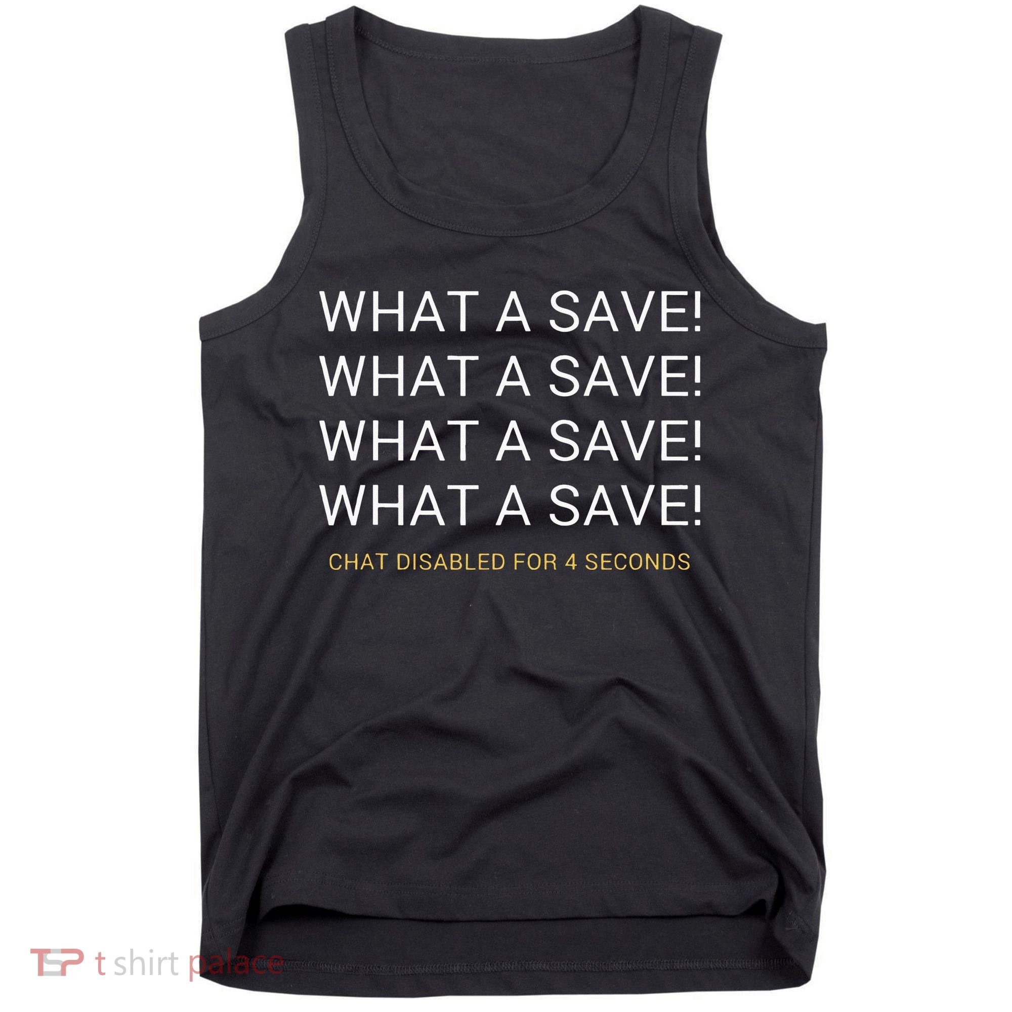 What A Save Chat Disabled Rocket Soccer Game Tank Top