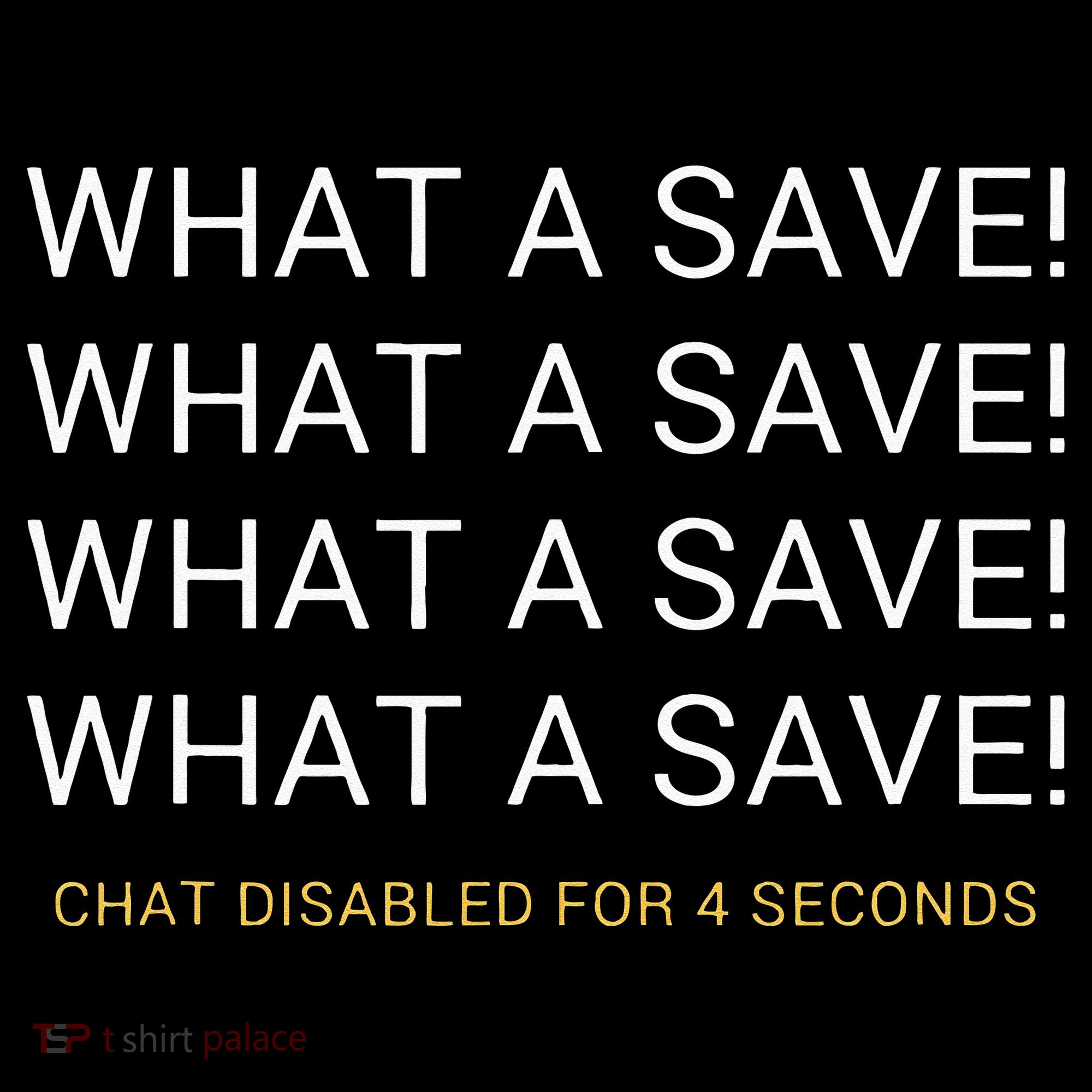 What A Save Chat Disabled Rocket Soccer Game Tank Top