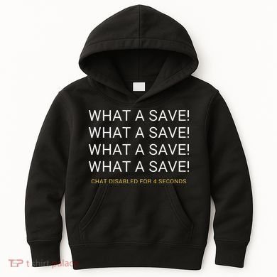 What A Save Chat Disabled Rocket Soccer Game Kids Hoodie