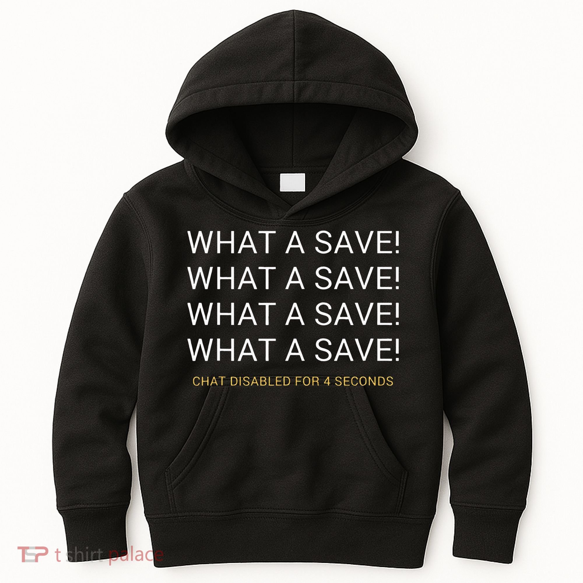 What A Save Chat Disabled Rocket Soccer Game Kids Hoodie