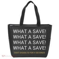 What A Save Chat Disabled Rocket Soccer Game Tote Bag thumb 0