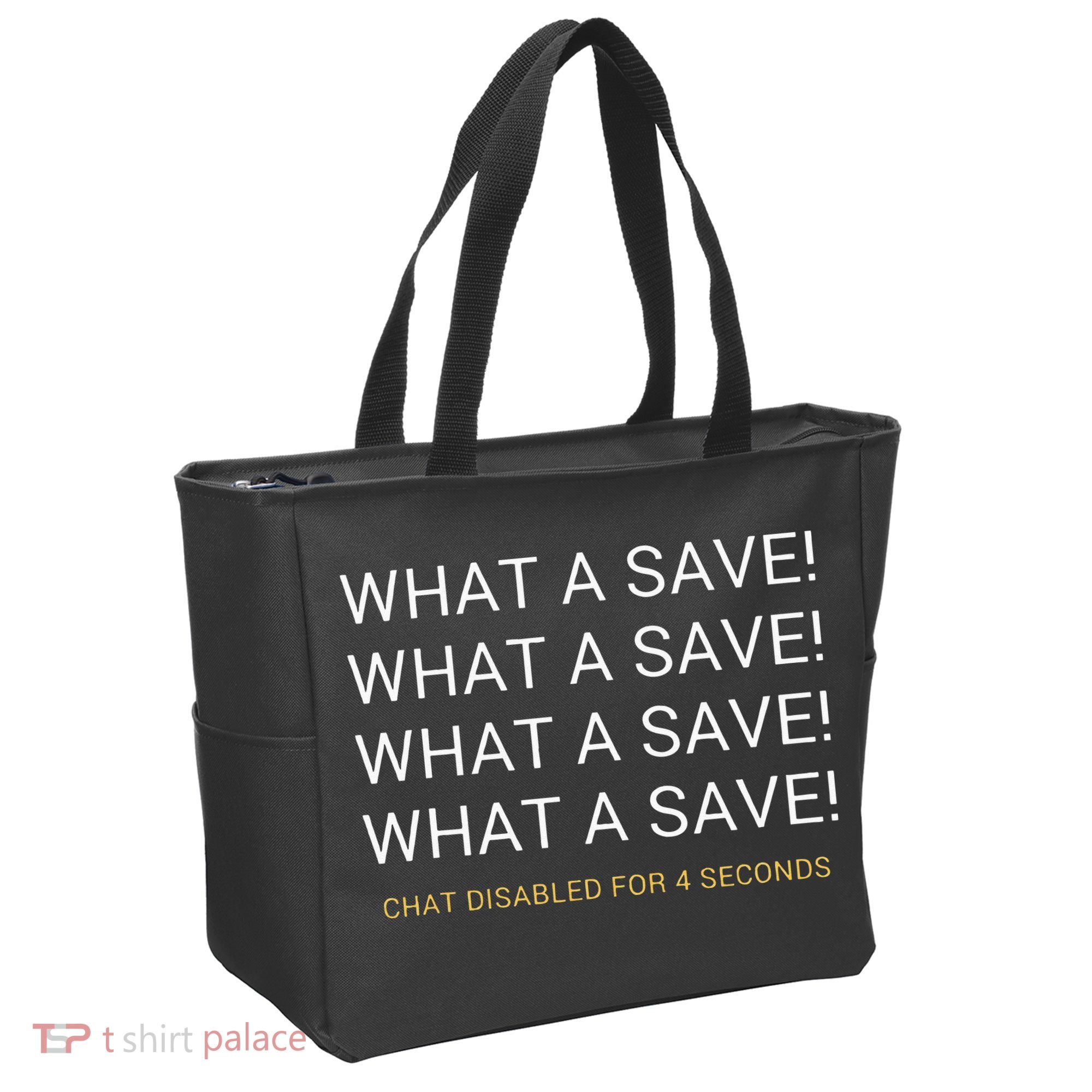 What A Save Chat Disabled Rocket Soccer Game Tote Bag