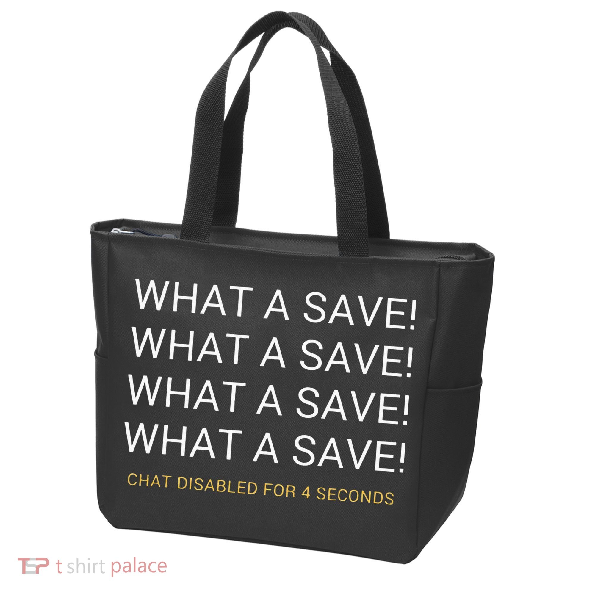 What A Save Chat Disabled Rocket Soccer Game Tote Bag
