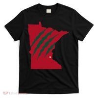 Wild Animal Scratches Through Minnesota T-Shirt thumb 0