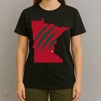 Wild Animal Scratches Through Minnesota T-Shirt thumb 4