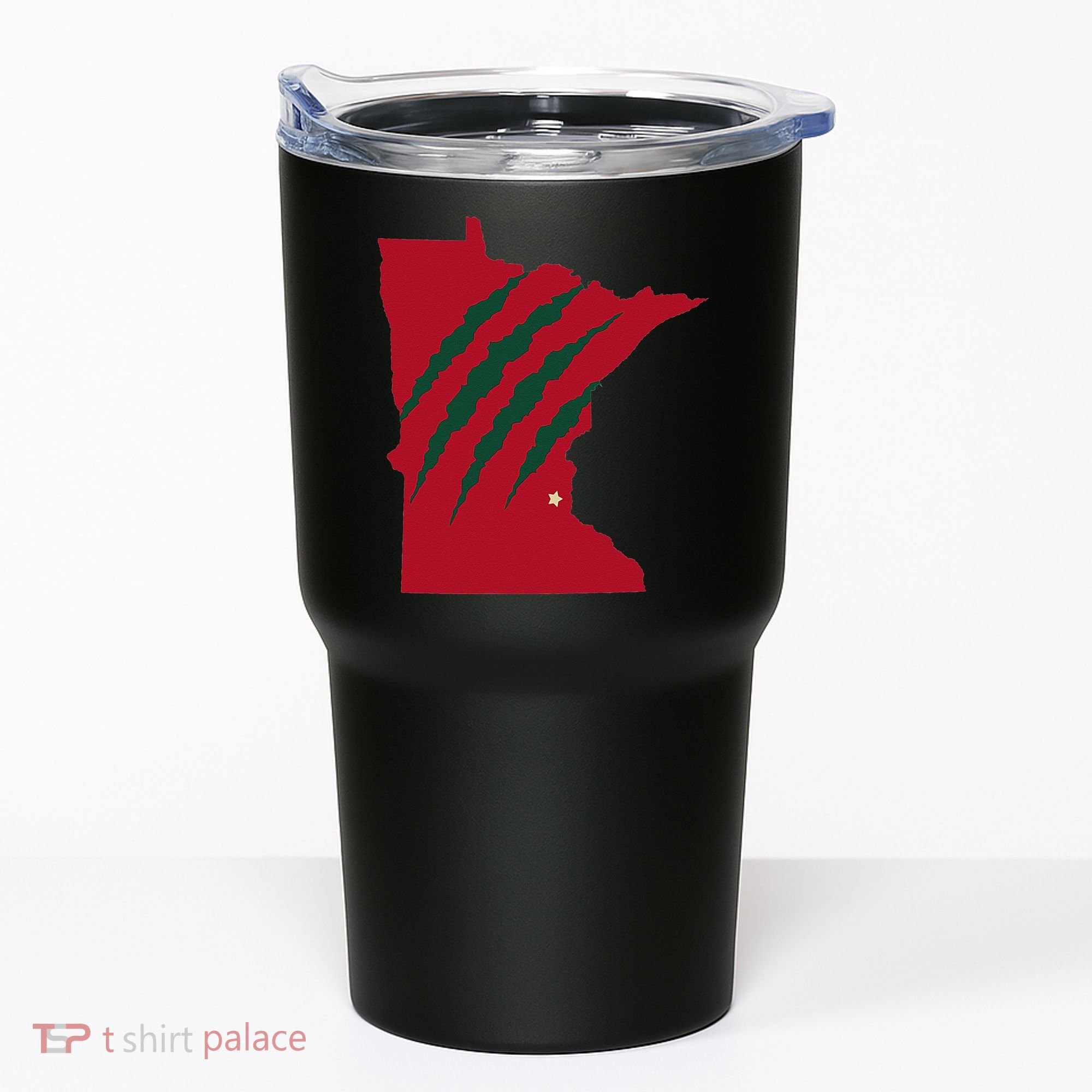 Wild Animal Scratches Through Minnesota Tumbler