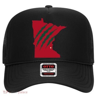 Wild Animal Scratches Through Minnesota Hat