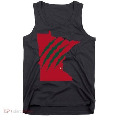 Wild Animal Scratches Through Minnesota Tank Top