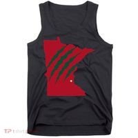 Wild Animal Scratches Through Minnesota Tank Top thumb 0