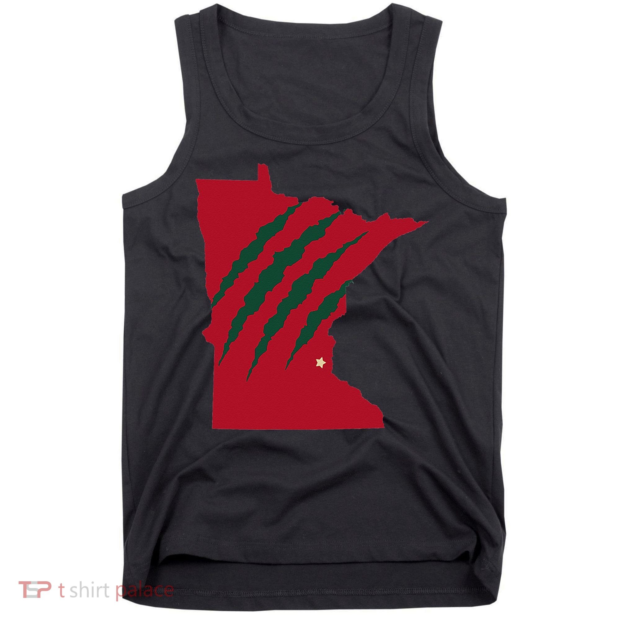 Wild Animal Scratches Through Minnesota Tank Top