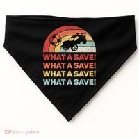 What A Save Rocket Soccer Car League USA-Made Doggie Bandana thumb 0