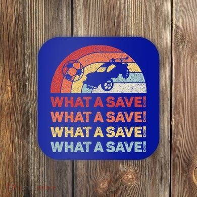 What A Save Rocket Soccer Car League Coaster