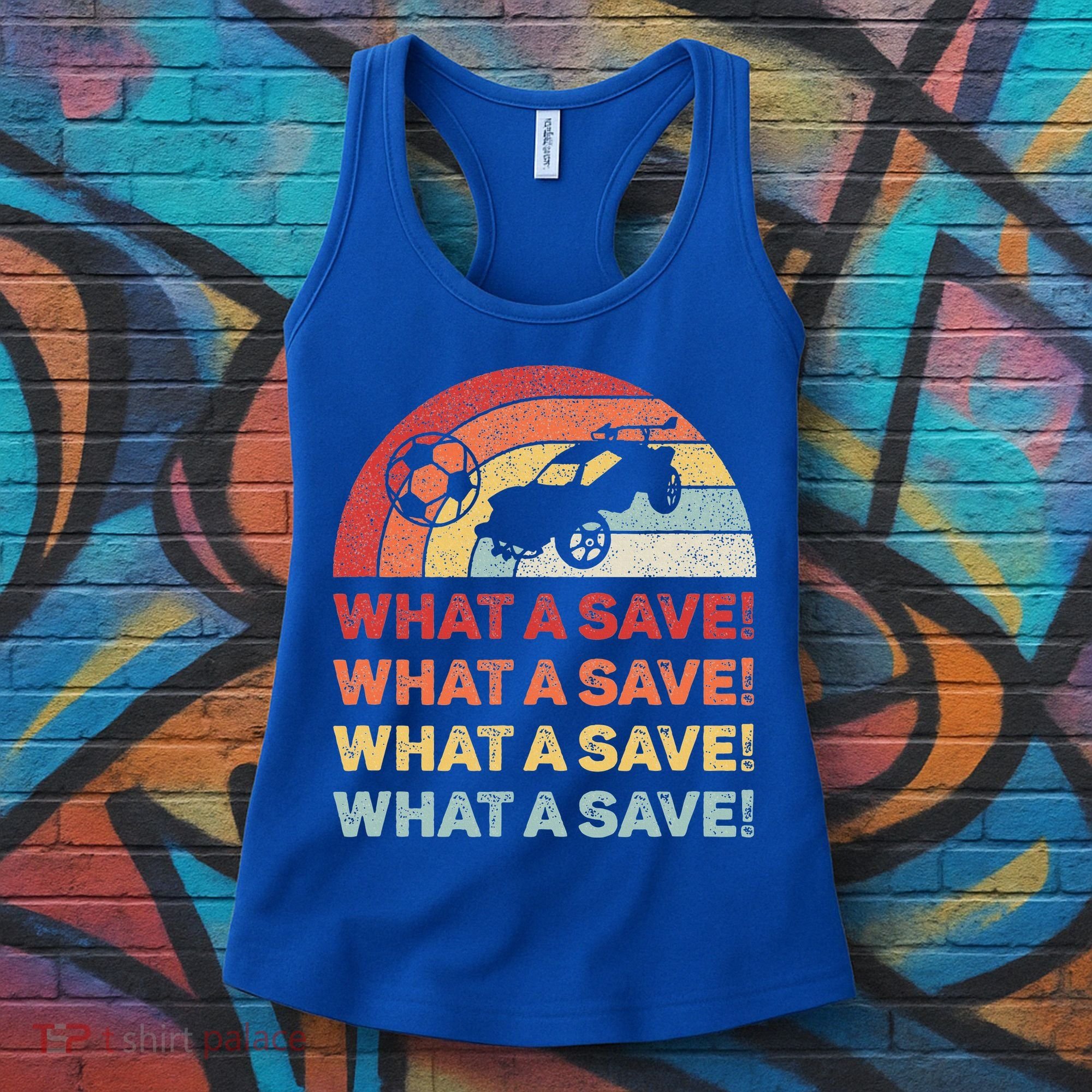What A Save Rocket Soccer Car League Women's Tank Top
