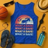 What A Save Rocket Soccer Car League Tank Top thumb 4